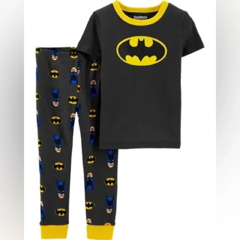 Carters 2-Piece Batman Snug Fit Cotton Pajamas Size 10